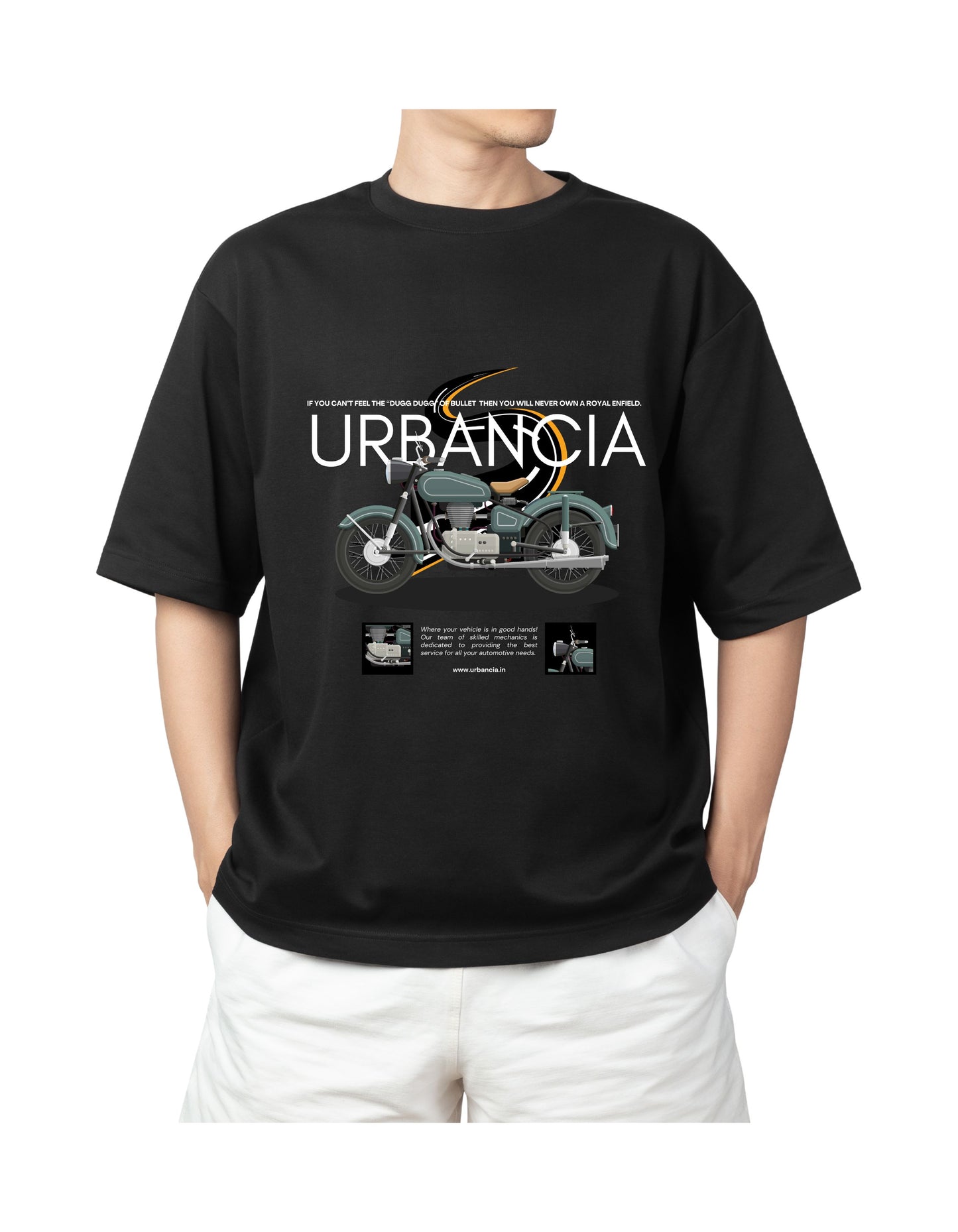 Royal Enfield Bullet Oversized T-Shirt – 100% Cotton